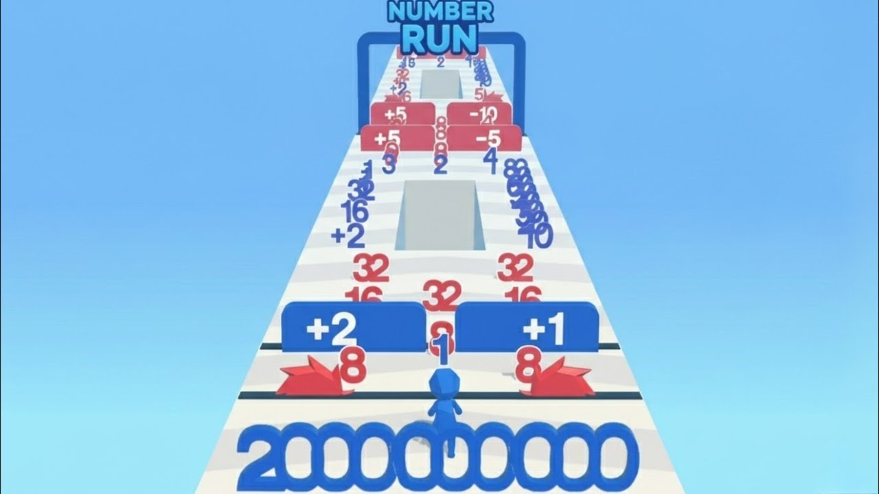 NUMBER MASTER : Number Run Merge & Grow - Satisfying Gameplay Walkthrough Android iOS - Part 3