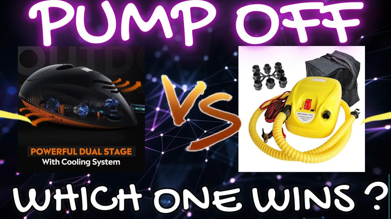 Which inflatable boat pump is faster?? outdoor master whale Vs aquapro gp80