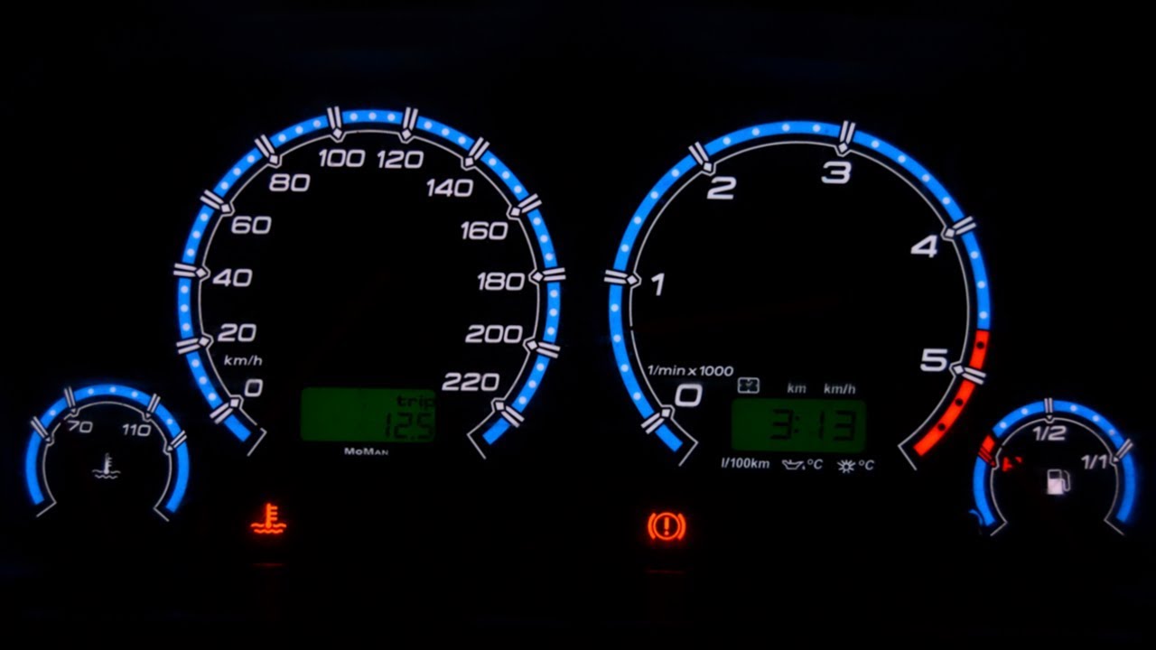 Montaż tarcz indiglo MOMAN - VW Golf 3