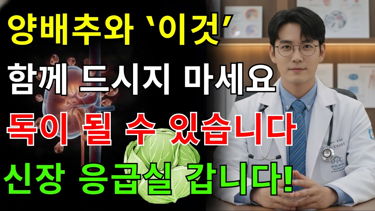 양배추, ‘이것’과 같이 먹으면 콩팥 녹이는 독이 됩니다! 절대 먹으면 안 되는 최악의 궁