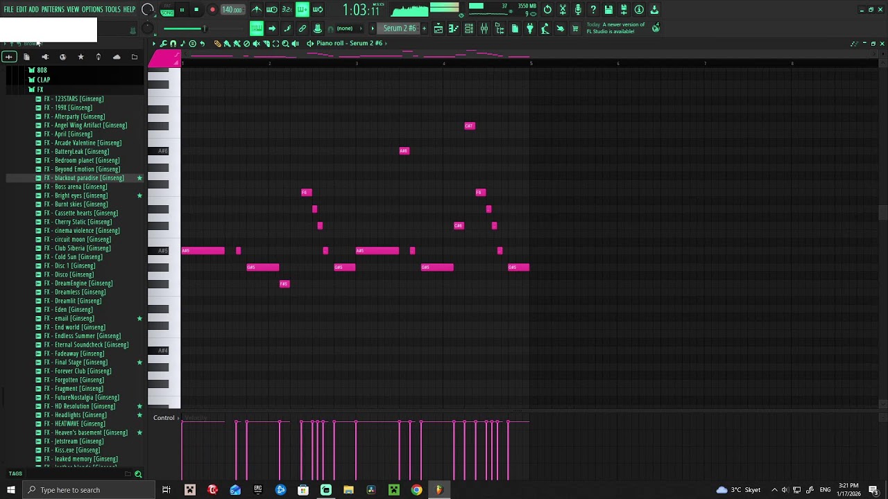 Making Heatful Type Beats in Fl Studio🧪🧪🧪🧪(🖌🖌,)