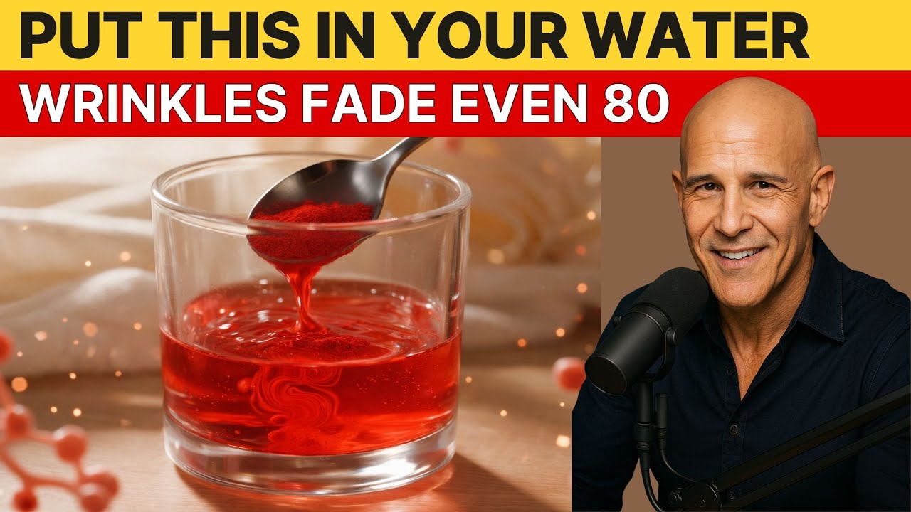 STOP Drinking Plain Water! Add THIS to Boost Collagen, Firm Skin & Smooth Wrinkles | Dr Mandell