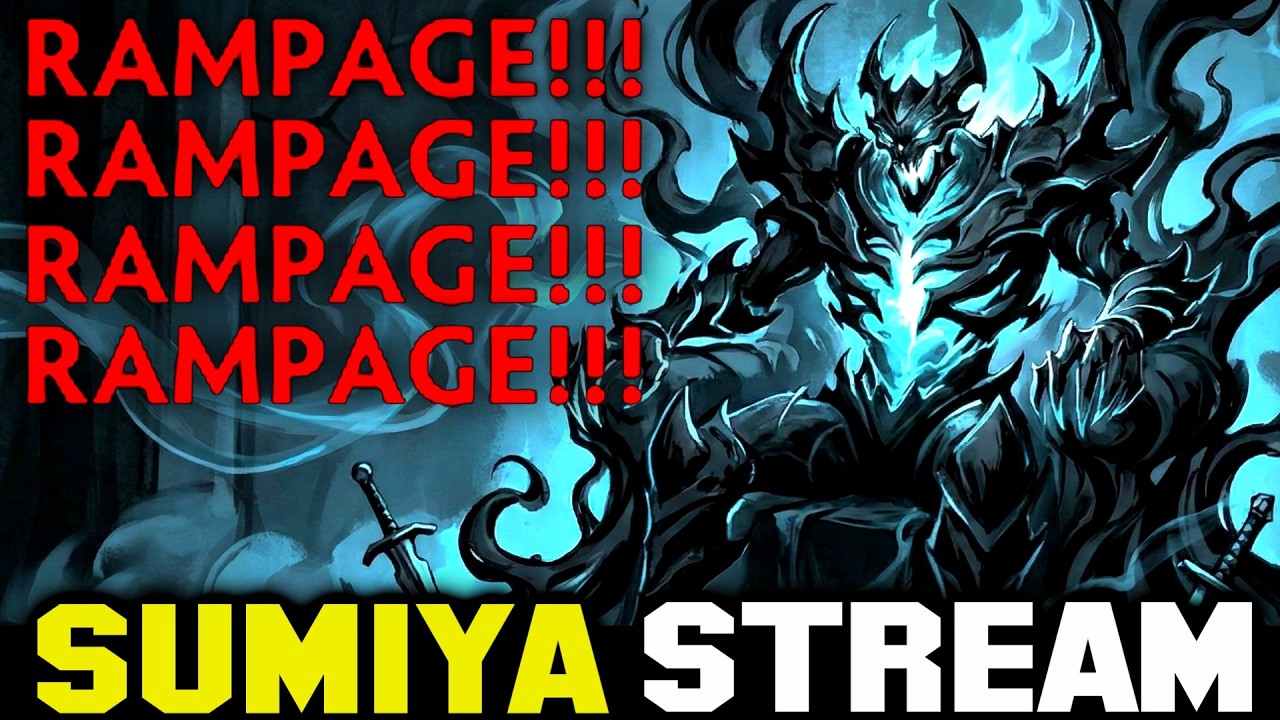 4x Rampage in a Row Shadow Fiend | Sumiya Invoker Stream Moments 5399