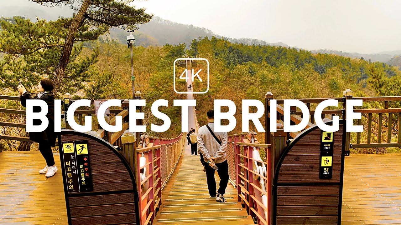 [DANGEROUS💀] Seoul Gamaksan Paju Bridge | 4K walking Tour