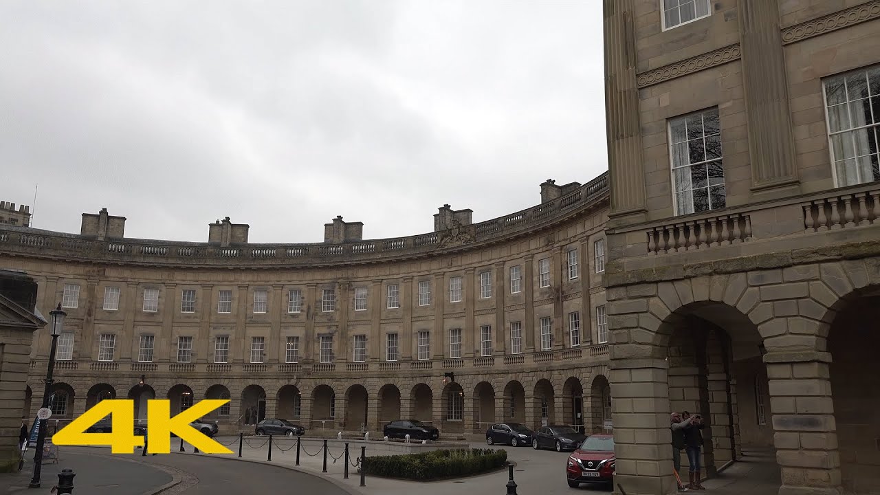 Buxton Walk: Town Centre【4K】