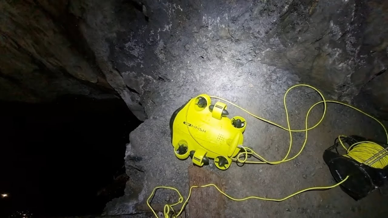 AMAZING ROV FINDS! In GIANT waterwheel flooded mine!
