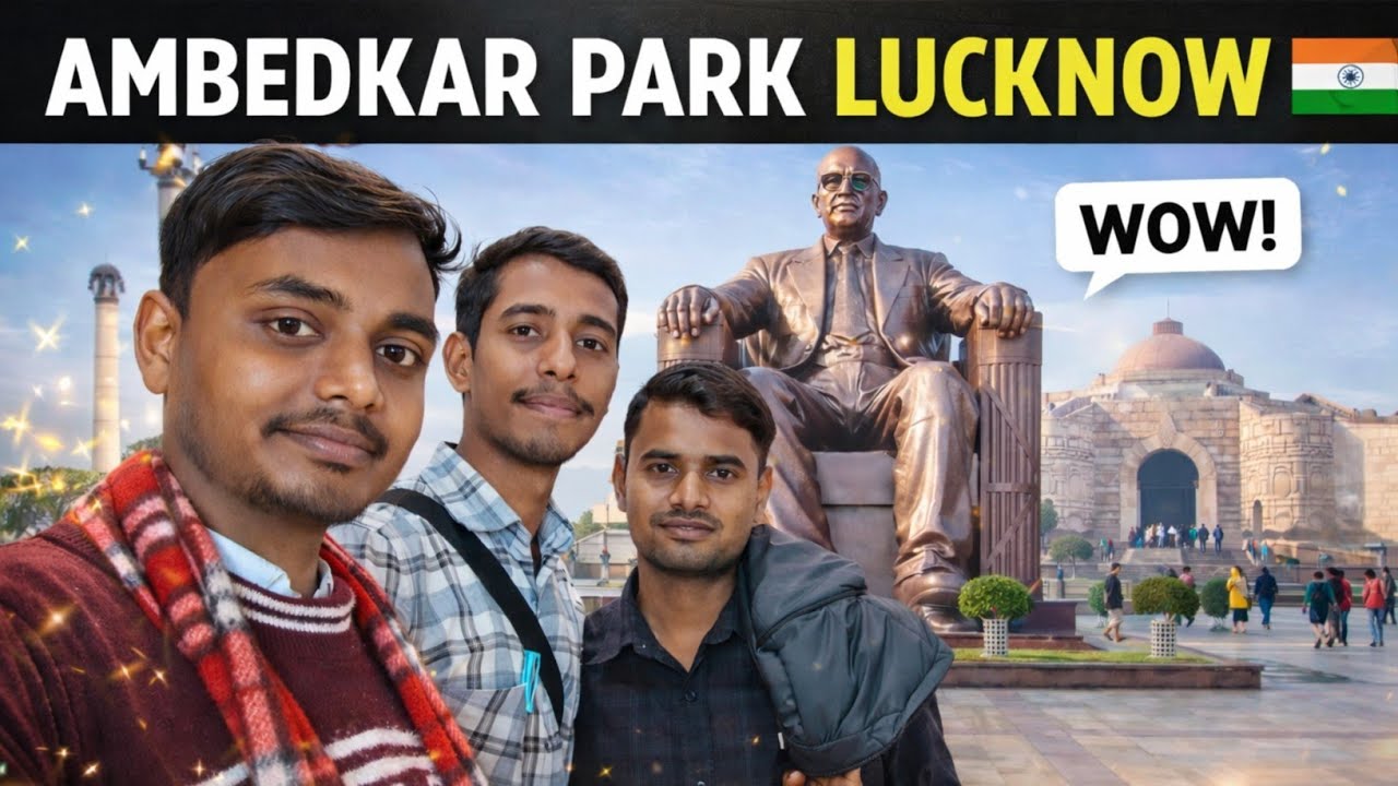 Exploring Ambedkar Park Lucknow | Amazing Travel Vlog #vlog #blogger 