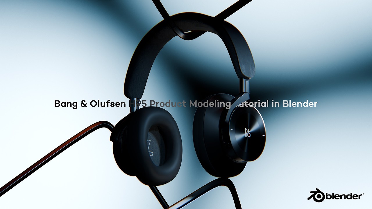 How to Model High-End Products in Blender (B&O H95 Tutorial)