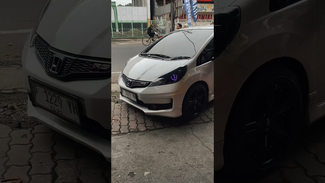 Modifikasi simple honda jazz pakai Velg R17 #hsrwheel #jazz #hondajazz