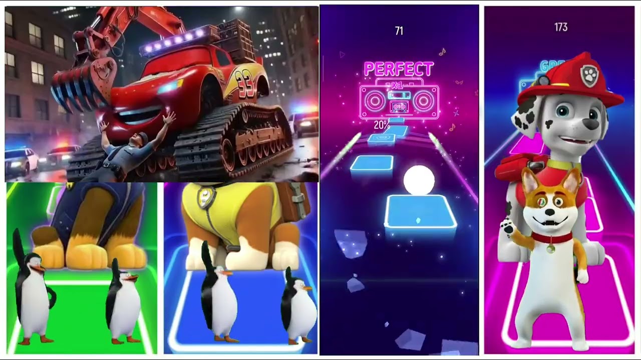 Paw Patrol Tiles Hop - Beat Jump