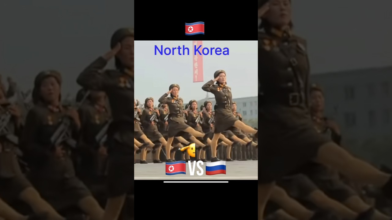 Military Salutes: North Korea vs Russia #moscow #military #salute #army #fyp #russia