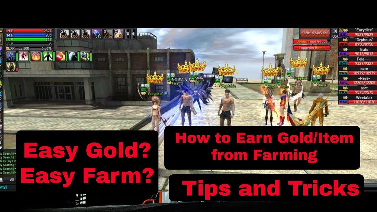 Ran Online GS Farming(for NEWBIE/ALL MAP)(Tips and Tricks) Fela---- #69