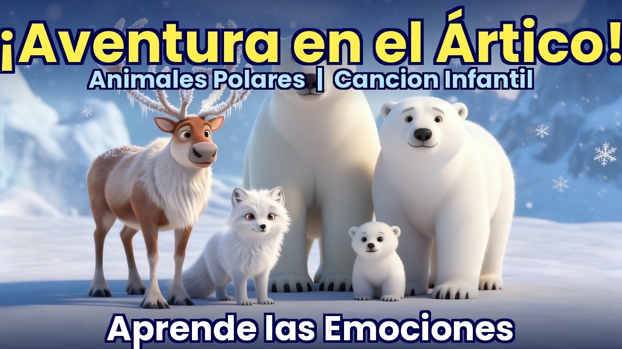 Aventura en el Ártico ❄️ Canción Infantil de Animales Polares