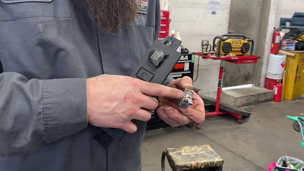 Jeep XJ Fan OverRide Switch Install