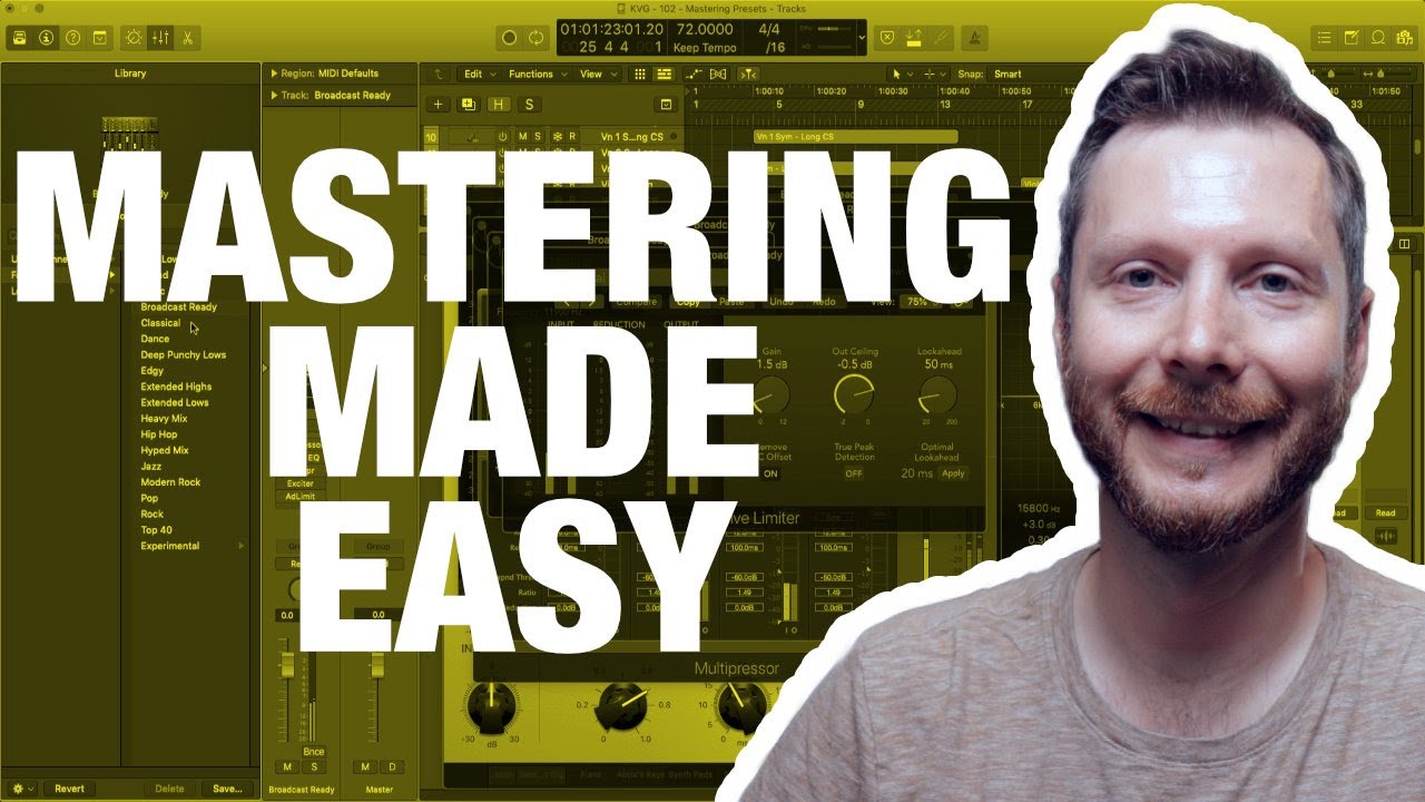 Пресеты для мастеринга Logic Pro