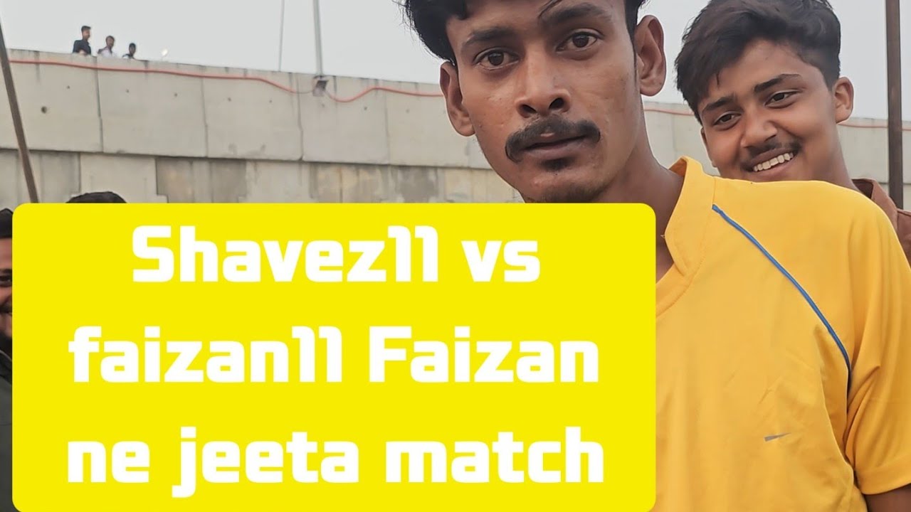 Shavez 11 vs faizan11 ka muqabla quarter final . Shavez11 batting karti huyi kaun jeeta 