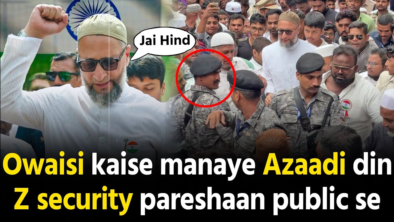 Asaduddin Owaisi Independence Day kaise manaye dekho