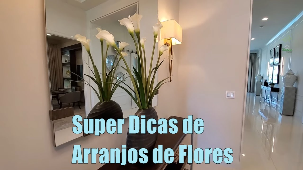 Tipos de Arranjos de Flores Artificiais para Hall de Entrada