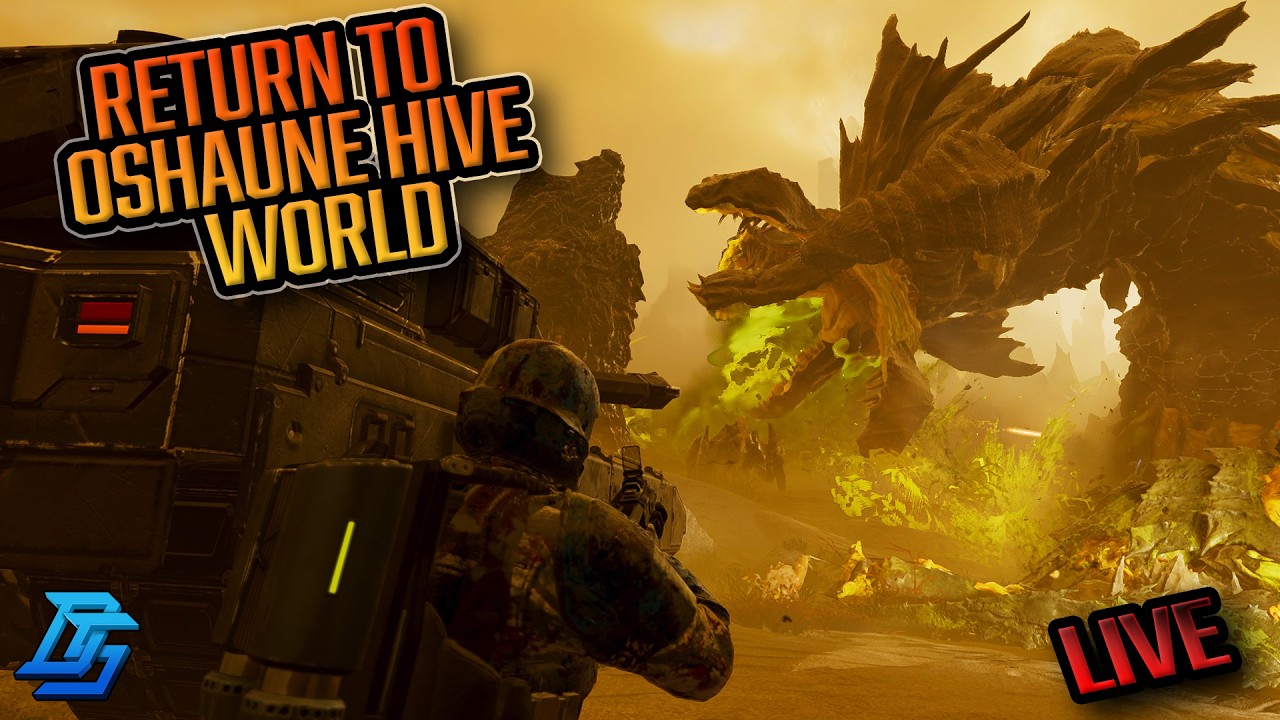 🔴 Helldivers 2 LIVE: RETURN OF HIVE WORLD OSHAUNE 😖 MAX DIFFICULTY!