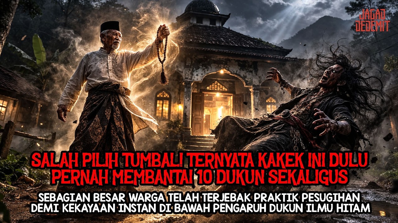 Kesalahan Besar Tumbalkan Kakek Ini! Ternyata Kyai Sakti Dulu Pernah Membantai 10 Dukun Sendirian!