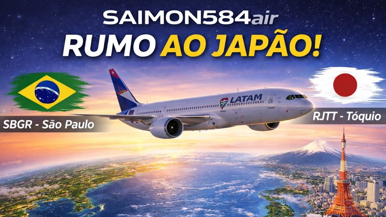 SAIMON584air CONTINUAÇÃO DO VOO ✈️ La Guardia → San Francisco | Rumo ao Japão | Boeing 787-9 (LATAM)