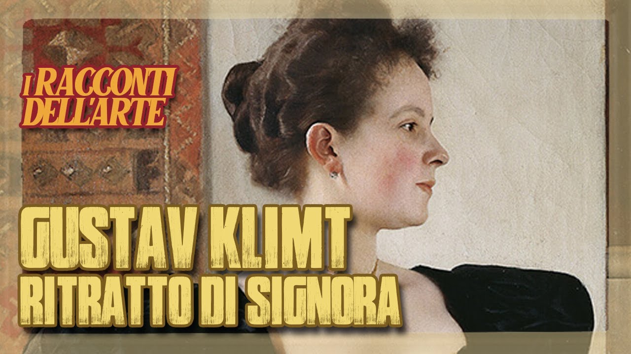 Gustav Klimt - Ritratto di signora in nero | I racconti dell'arte
