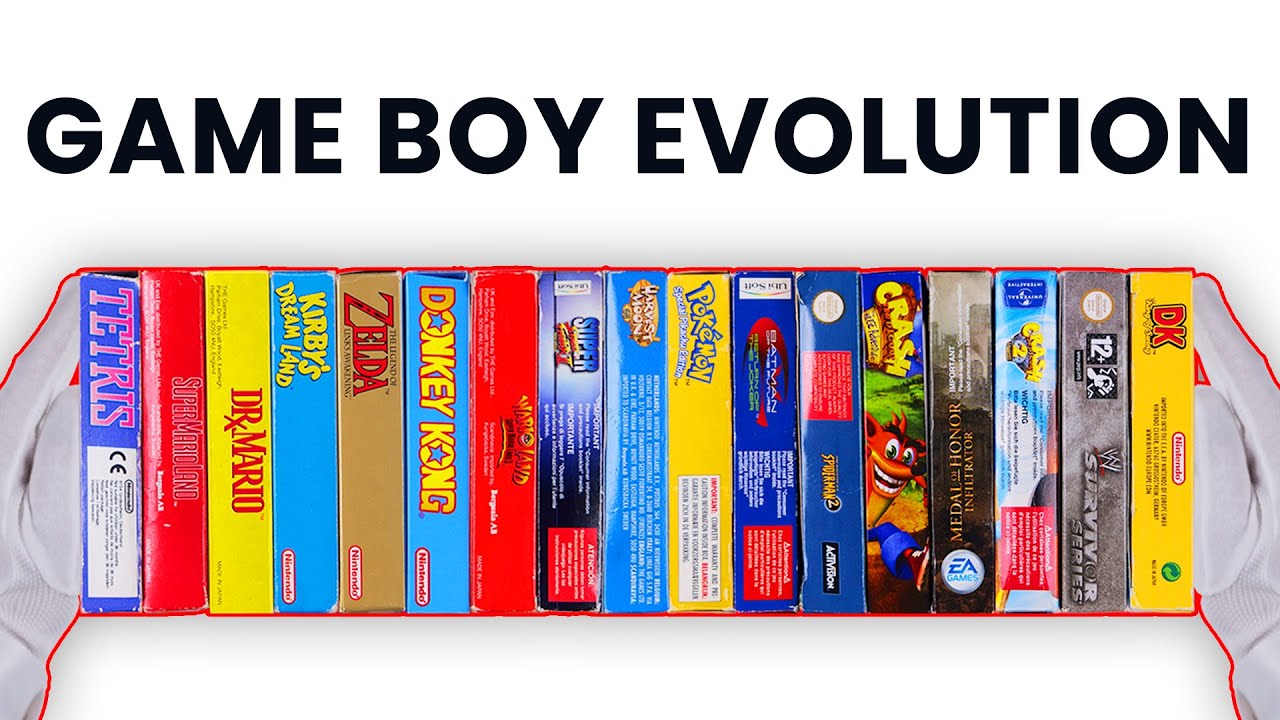 Evolution of Game Boy Games (1989-2023)