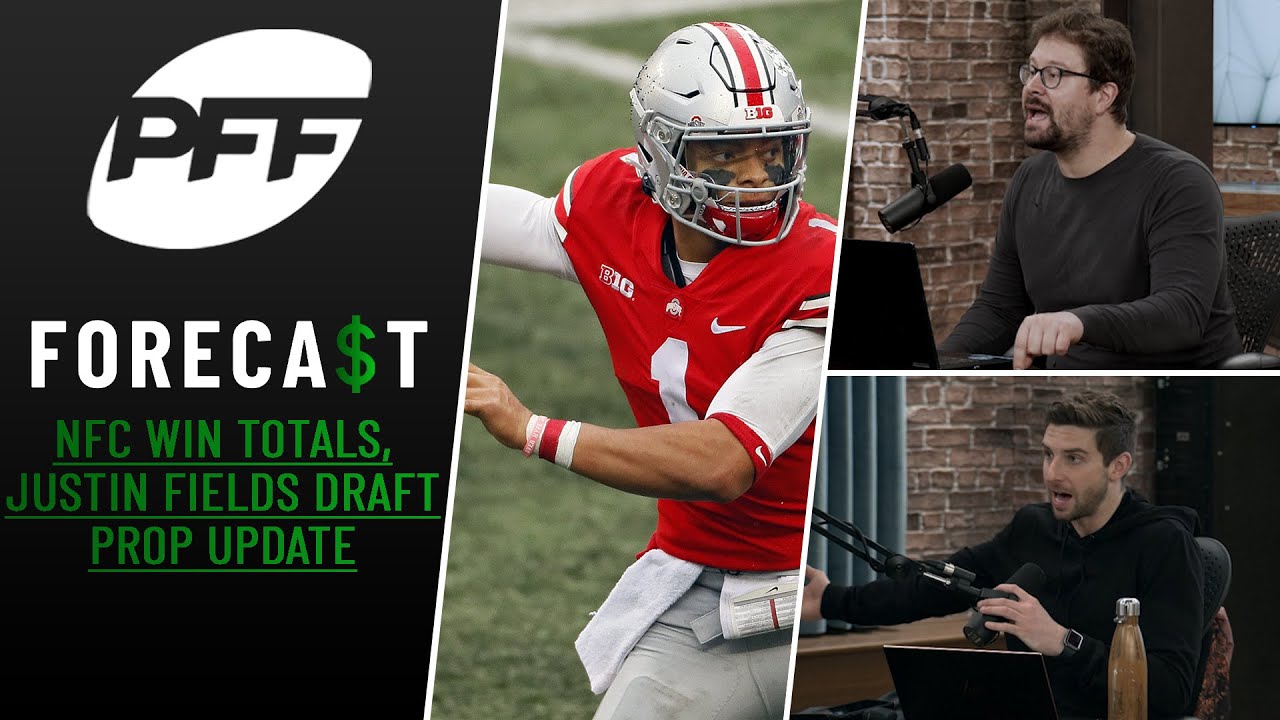 NFC Win Totals, Justin Fields draft prop update, Masters bets + the worst sports tweet of the year
