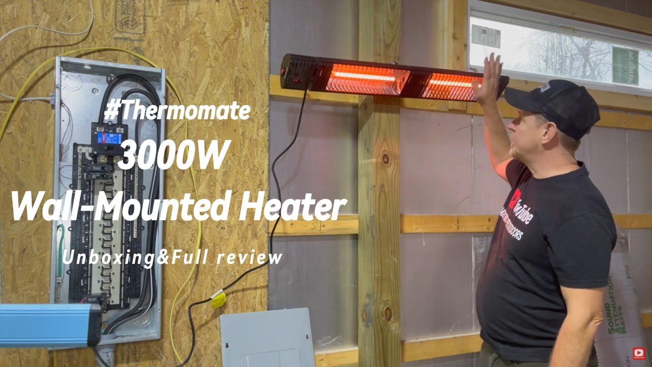 Thermomate 3000W Infrared Heater Installation and Review: Stay Warm and Cozy!