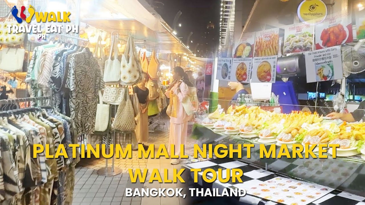 PLATINUM FASHION MALL NIGHT FOOD MARKET Walk Tour