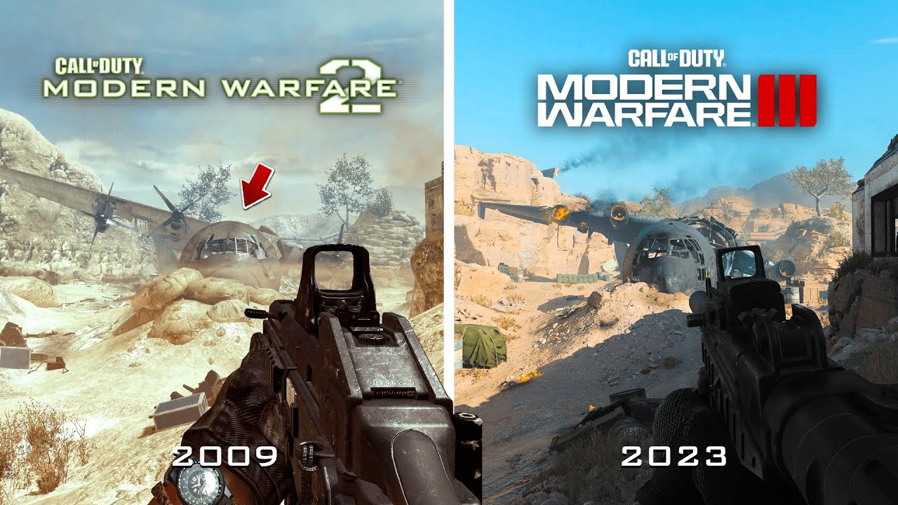 MW2 (2009) Vs MW3 (2023) - ULTIMATE MAP COMPARISON