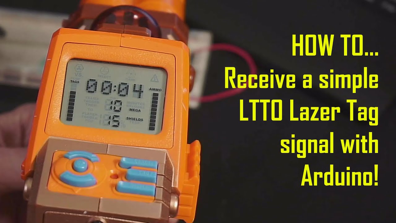 Receive LTTO Lazer Tag signal w/ Arduino!