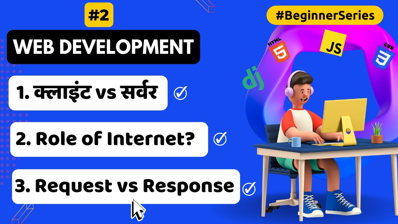 What is Client Server in Hindi | Web Development Tutorial For Beginners | By Krishna Sonavane 🔥🔥