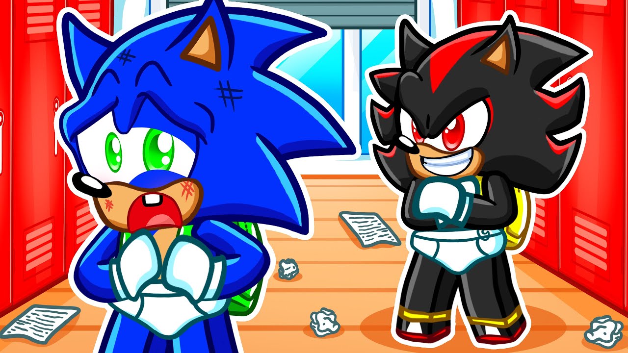 Baby Sonic Got Into a FIGHT While at SCHOOL!