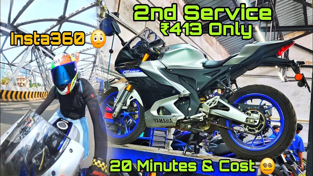 Fastest R15 V4 Service Ever? — 2nd Service in Record 😵‍💫#r15 