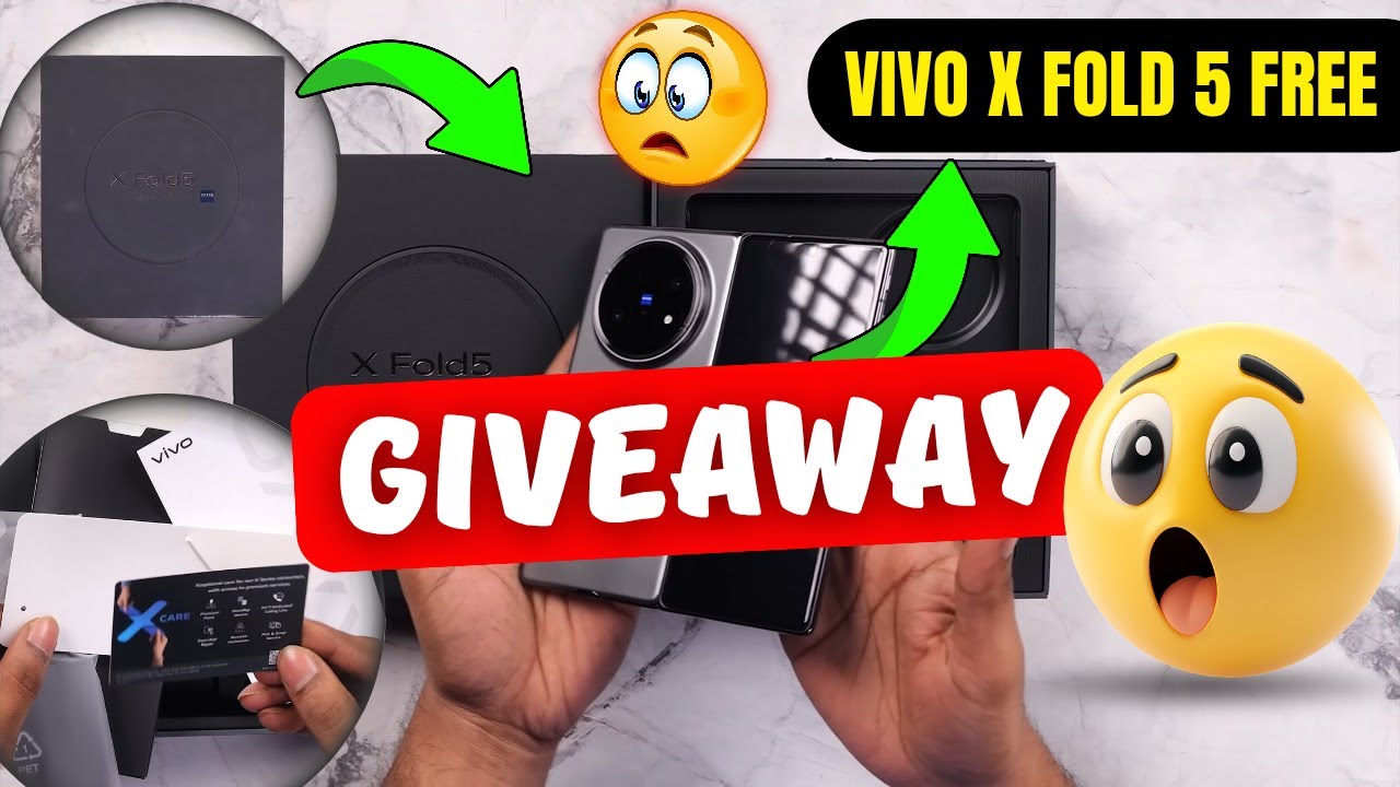 How To Get FREE😱 Vivo Phone | Vivo X Fold 5 Giveaway🔥& Unboxing | FREE Mobile Phone Giveaway Today