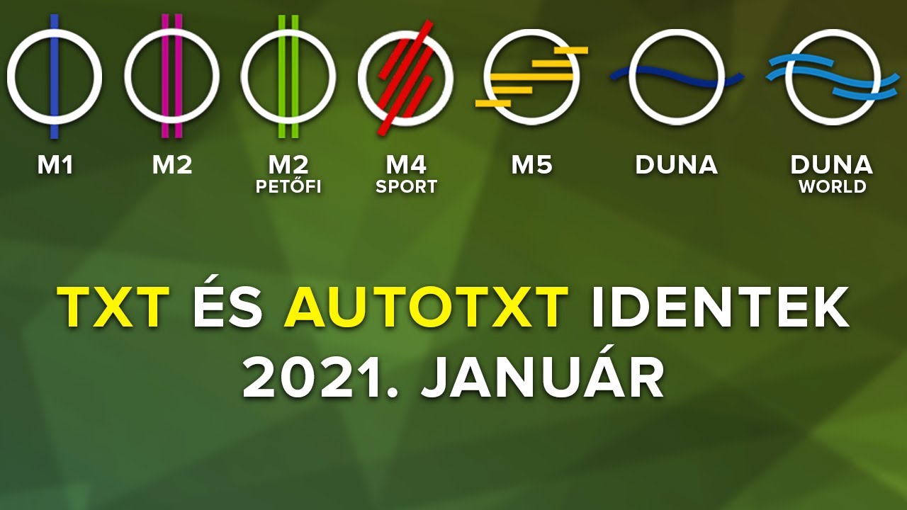 MTVA arculatválogatás - TXT és autoTXT identek