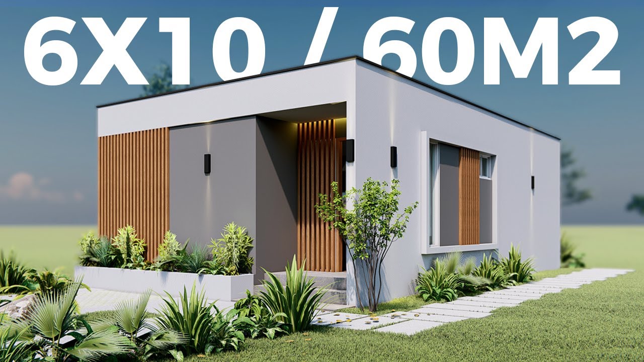 🏡 Современный Дом 6х10 метров / План небольшого и современного дома (60м²) 👈