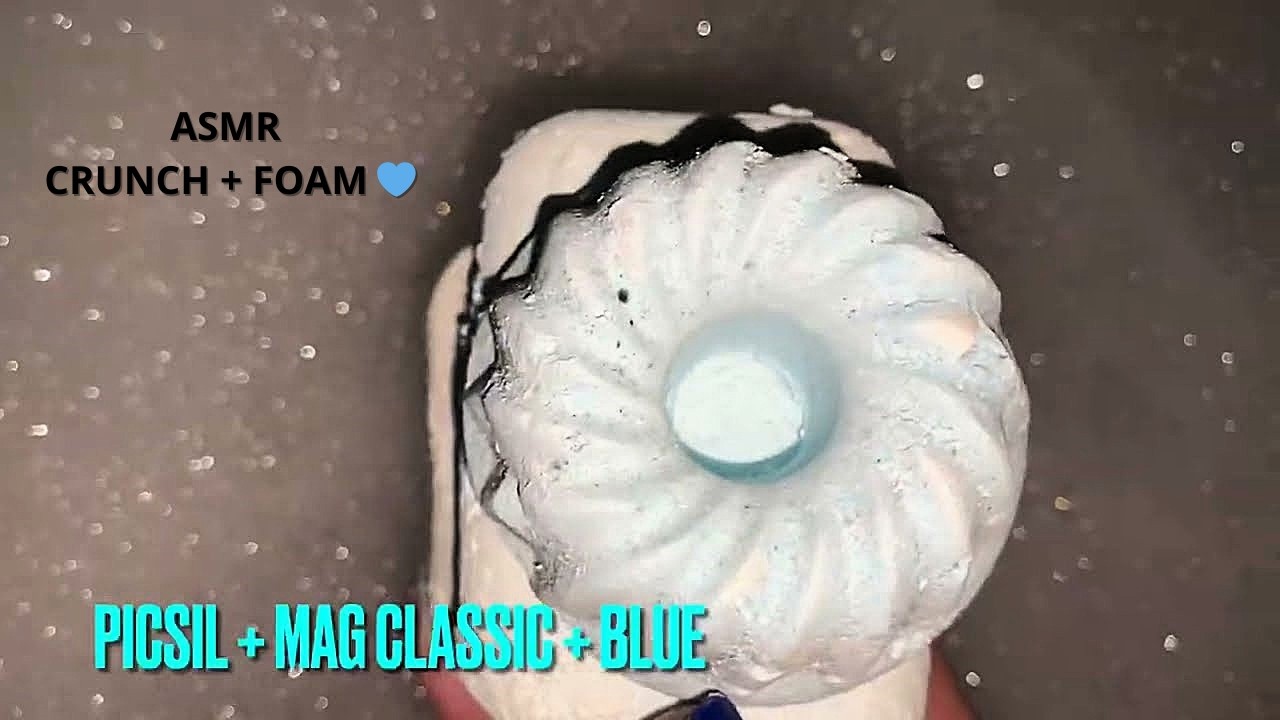 ASMR Tiza de Gimnasio Reformada Crujiente 💙 Reformed Gym Chalk Crunchy Sounds with Foam & Water