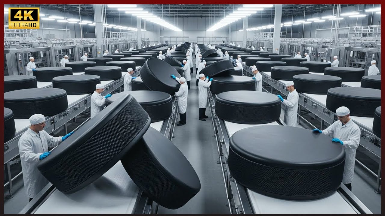 Inside a Modern Ice Hockey Ball Factory: From Design to Final On Field Design (The Entire Process)
