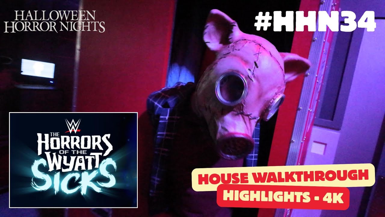 Halloween Horror Nights Orlando 2025 - The Horrors of the Wyatt Sicks Walkthrough Highlights #hhn34