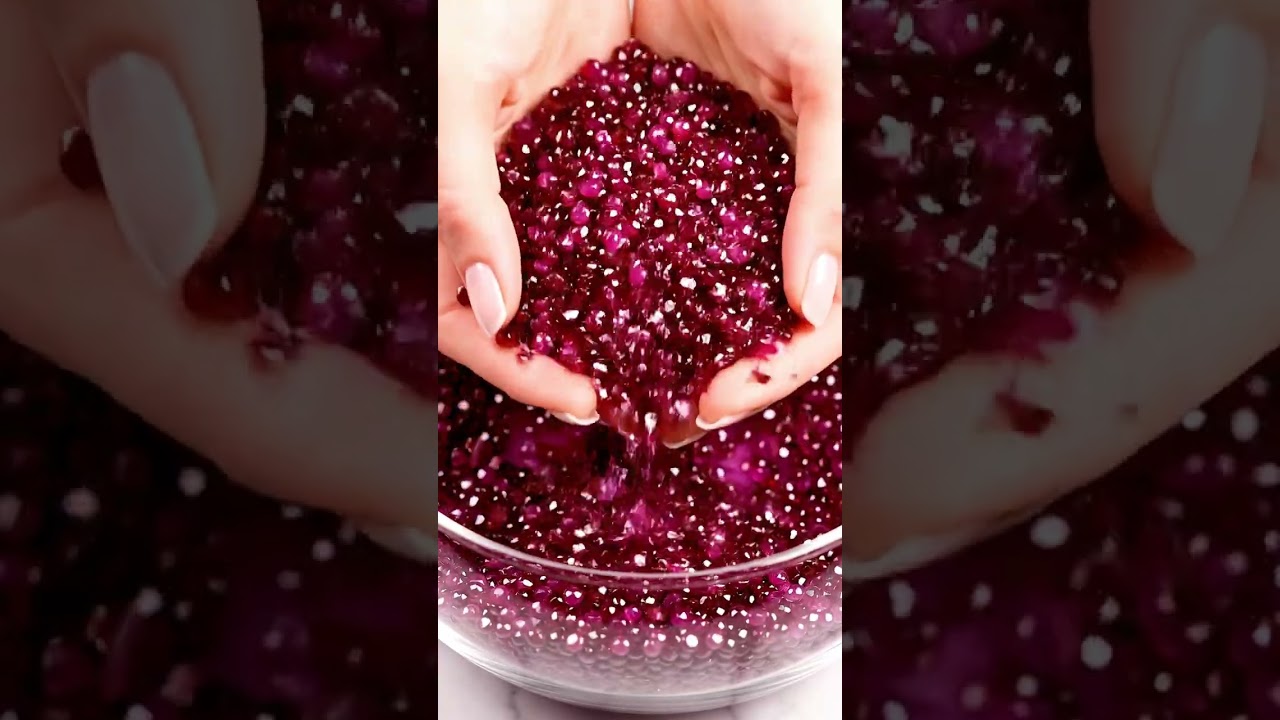 Playing with Gemstones ASMR Relaxing Video for Stress Relief