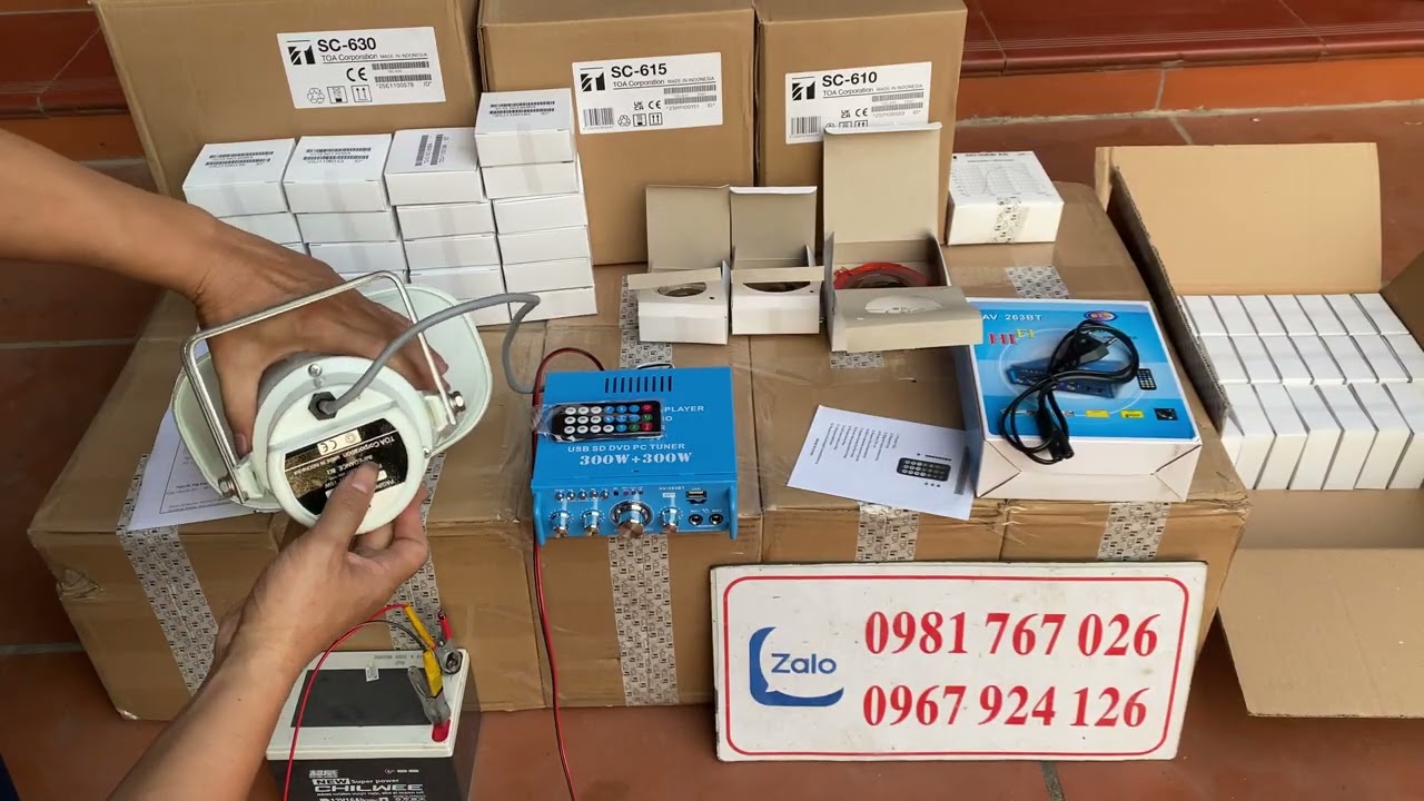 250k / Côn loa Toa Indonesia chính hãng, Loa Toa Indonesia chính giá Rẻ 