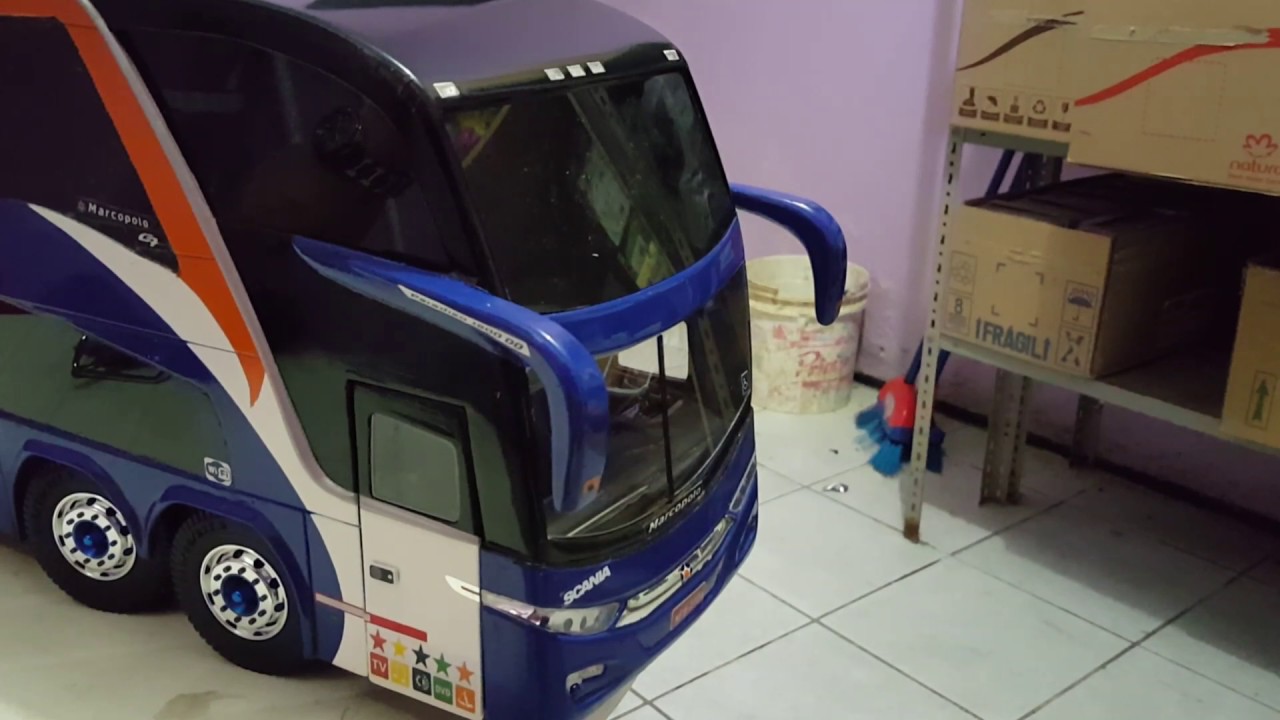 RC BUS - Marcopolo G7 1800 DD - escala 1:14 - Elétrica