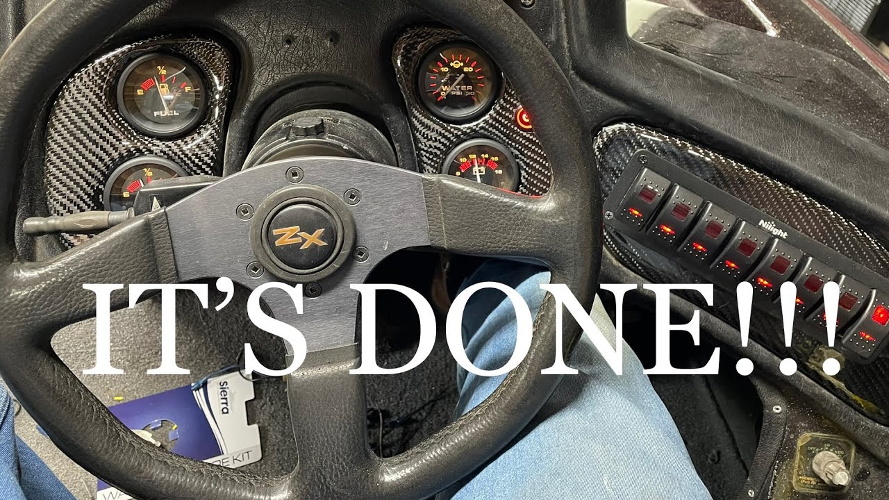 Carbon Fiber and Epoxy Dash!
