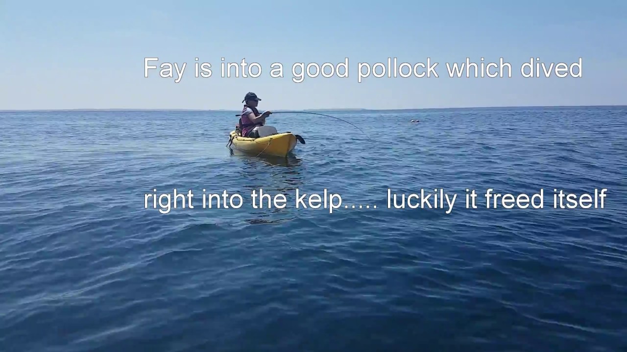 Kayak Fishing for Pollock, launching from Solva in West Wales