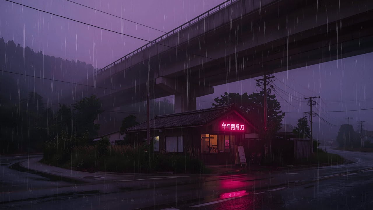 Tokyo Rain After Midnight (90s) — Nostalgic Lofi Beats for Deep Focus (BGM)