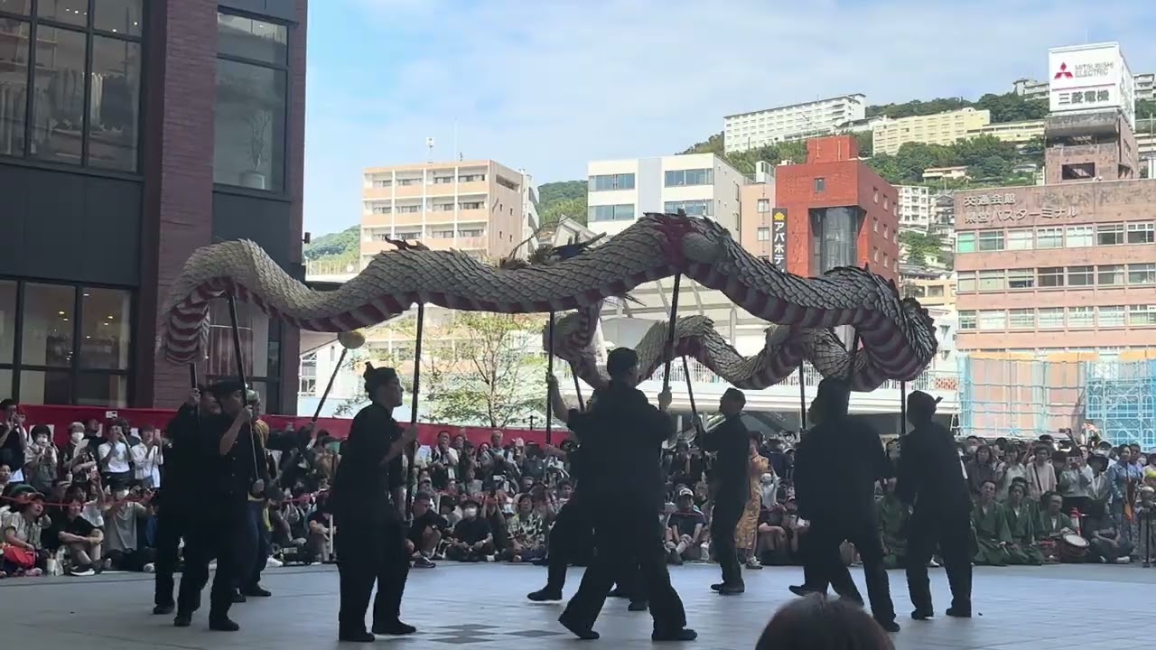 おくんち　かもめ広場　蛇踊り　2025年10月7日
