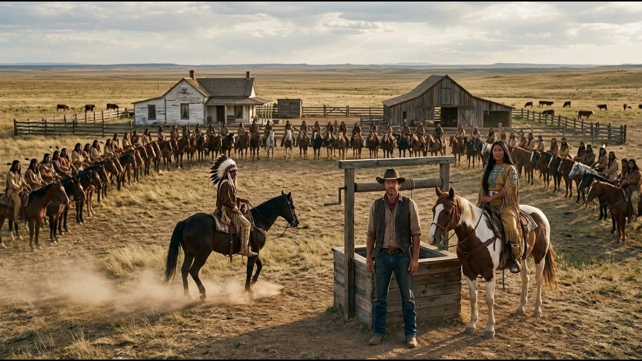 He Gave Water to a Giant Apache Woman, Next Morning, 300 Warriors Surrounded His Ranch
