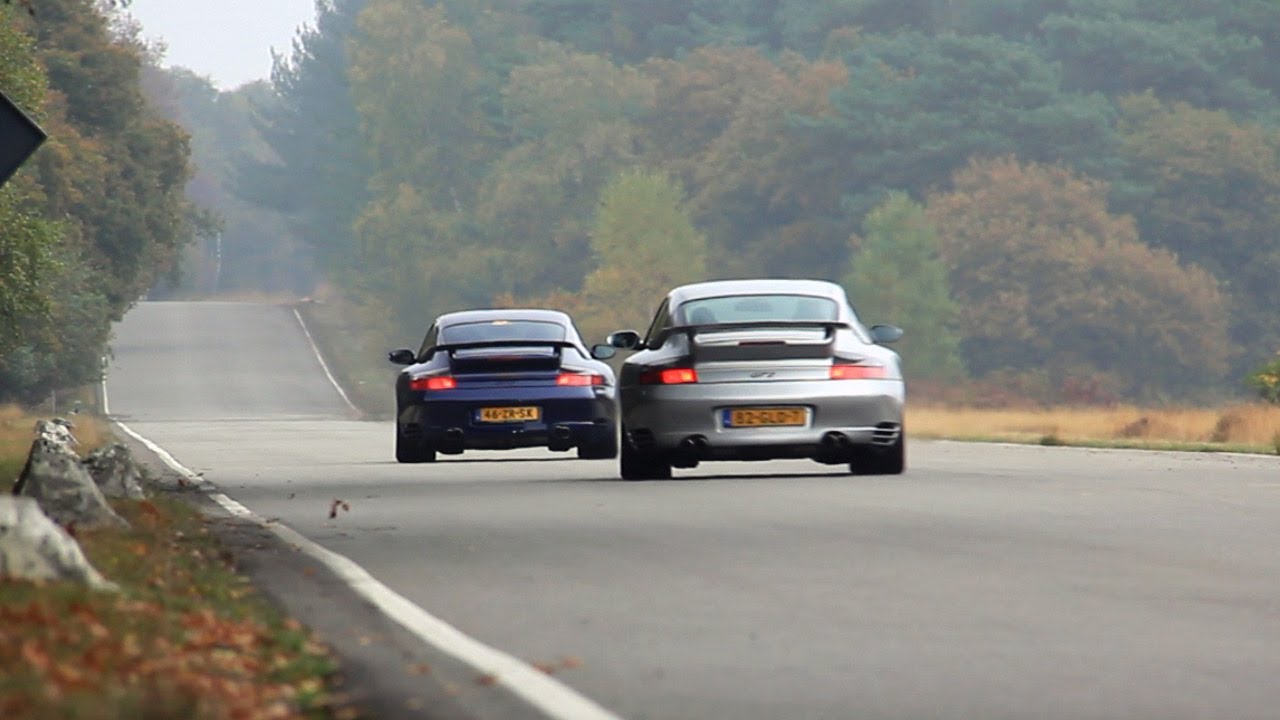 Edo Competition Porsche 996 GT2 + 996 GT2 + 997 Turbo - Accelerations!!